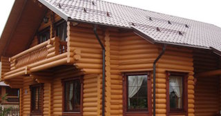 Строительство дома из оцилиндрованного бревна в Нурлате - от 136305 рублей